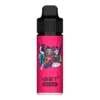 A pink bottle with a cartoon character on it, perfect for iget bar vape enthusiasts.