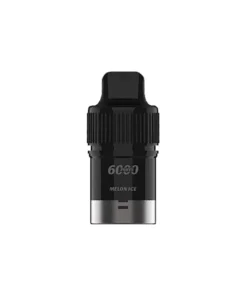 A black and white e-cigarette on a white background, perfect for IGET Vape Australia customers seeking a sleek and affordable option.