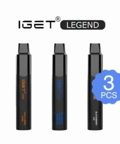 IGET Legend Bundles 3 PCS vape kit, the perfect option for those looking for a high-quality vaping experience. This kit includes three pieces and is available at a great price. Get your hands on this popular IGET Legend Bundles 3 PCS.