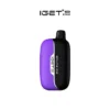 Image of a sleek purple and black IGET Moon K5000 vape device with the text "IGET GRAPE ICE" and "IGET AUTO-DRAFT" elegantly printed on it.