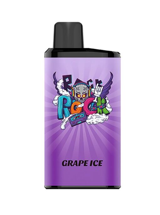 The IGET BAR PRO series includes a bundle of five purple vape devices, each featuring a cartoon design and the text "GRAPE ICE." These models deliver 10,000 puffs per unit, perfect for those seeking extended vaping sessions.